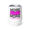 Pray More Worry Less Wine Tumbler