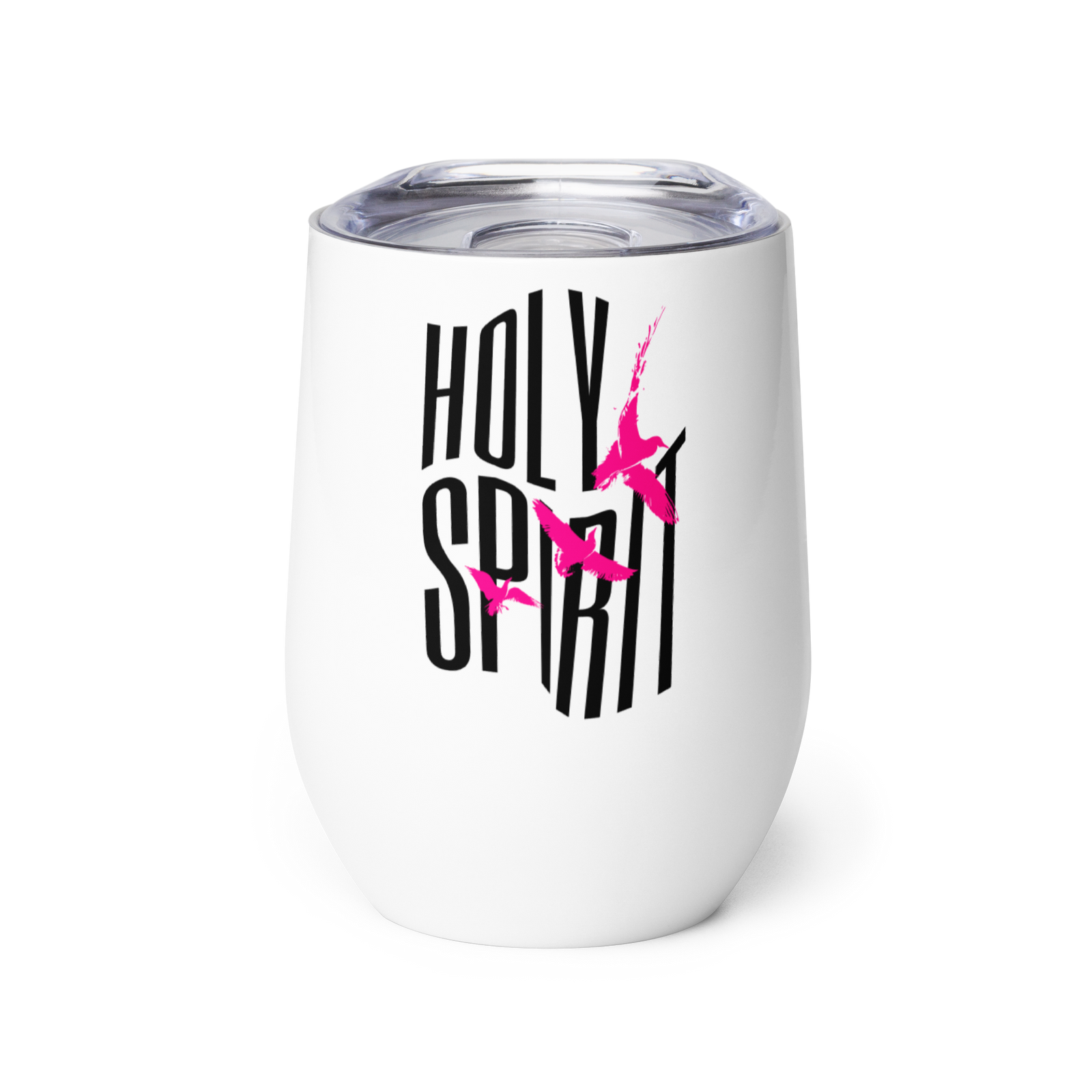 Holy Spirit Doves Wine Tumbler